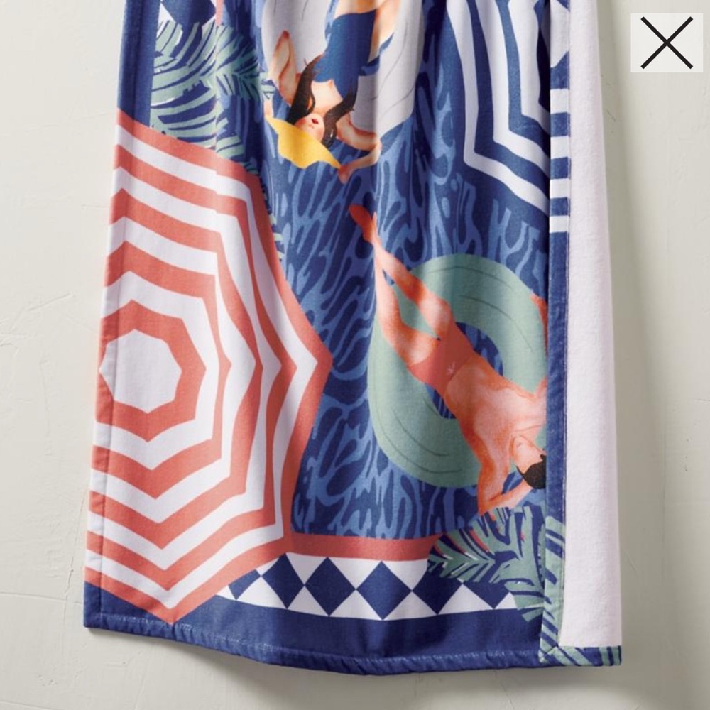Frontgate (2) Beach Towels - 40” x 72” - NWT